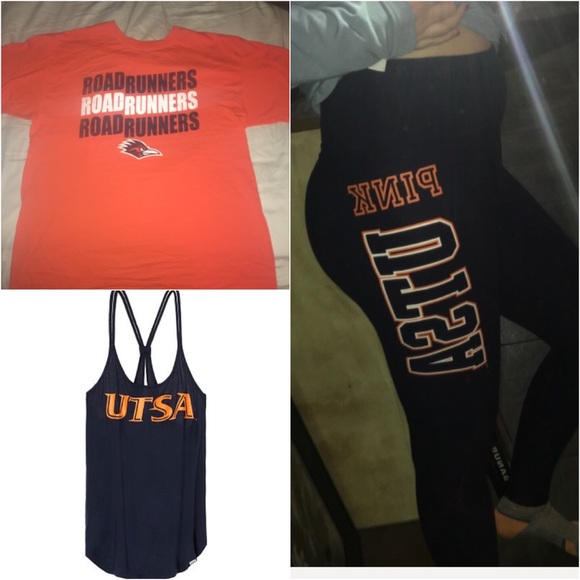 PINK Victoria's Secret Pants - UTSA Victoria’s Secret Pink Workout BUNDLE!!!!💙🧡